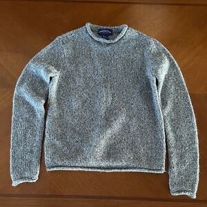 Charter Club Men's Heathered Gray Crewneck Sweater